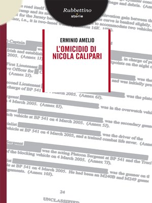 cover image of L'omicidio di Nicola Calipari